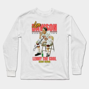 Len Dawson Aesthetic Tribute 〶 Long Sleeve T-Shirt